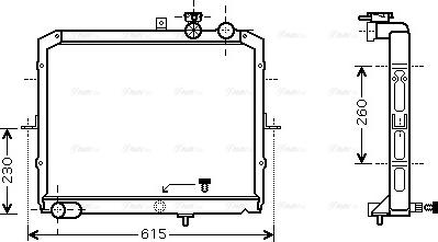 Ava Quality Cooling KAA2033 - Radiators, Motora dzesēšanas sistēma autodraugiem.lv