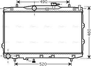 Ava Quality Cooling KAA2074 - Radiators, Motora dzesēšanas sistēma autodraugiem.lv