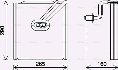 Ava Quality Cooling KAV294 - Iztvaikotājs, Gaisa kondicionēšanas sistēma autodraugiem.lv