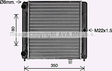 Ava Quality Cooling LA2035 - Radiators, Motora dzesēšanas sistēma autodraugiem.lv