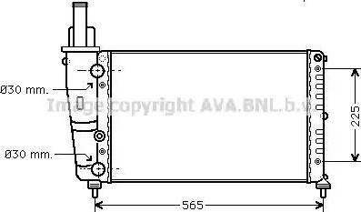 Ava Quality Cooling LC2065 - Radiators, Motora dzesēšanas sistēma autodraugiem.lv