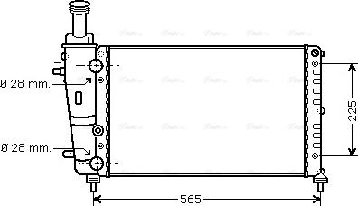 Ava Quality Cooling LC 2066 - Radiators, Motora dzesēšanas sistēma autodraugiem.lv