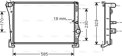 Ava Quality Cooling LC 2088 - Radiators, Motora dzesēšanas sistēma autodraugiem.lv