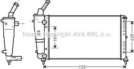 Ava Quality Cooling LC 2083 - Radiators, Motora dzesēšanas sistēma autodraugiem.lv