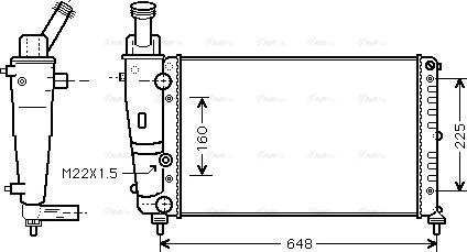 Ava Quality Cooling LC 2082 - Radiators, Motora dzesēšanas sistēma autodraugiem.lv