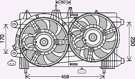 Ava Quality Cooling LC7503 - Ventilators, Motora dzesēšanas sistēma autodraugiem.lv