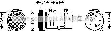 Ava Quality Cooling LC K005 - Kompresors, Gaisa kond. sistēma autodraugiem.lv