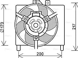 Ava Quality Cooling MC 7503 - Ventilators, Motora dzesēšanas sistēma autodraugiem.lv