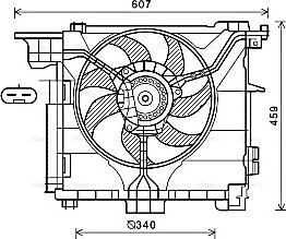 Ava Quality Cooling MC7507 - Ventilators, Motora dzesēšanas sistēma autodraugiem.lv