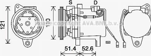 Ava Quality Cooling MCK019 - Kompresors, Gaisa kond. sistēma autodraugiem.lv