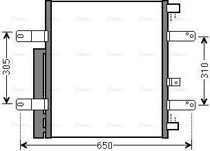 Ava Quality Cooling ME5238D - Kondensators, Gaisa kond. sistēma autodraugiem.lv