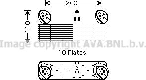 Ava Quality Cooling ME3215 - Eļļas radiators, Motoreļļa autodraugiem.lv