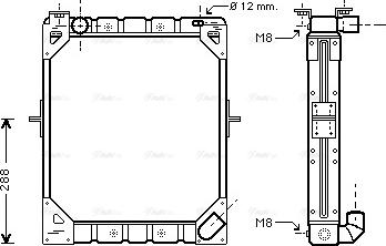 Ava Quality Cooling ME 2161 - Radiators, Motora dzesēšanas sistēma autodraugiem.lv