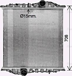 Ava Quality Cooling ME2313N - Radiators, Motora dzesēšanas sistēma autodraugiem.lv