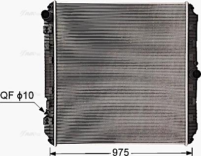 Ava Quality Cooling ME2339N - Radiators, Motora dzesēšanas sistēma autodraugiem.lv