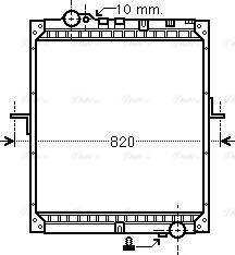 Ava Quality Cooling ME 2234 - Radiators, Motora dzesēšanas sistēma autodraugiem.lv