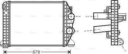 Ava Quality Cooling MEA4198 - Starpdzesētājs autodraugiem.lv