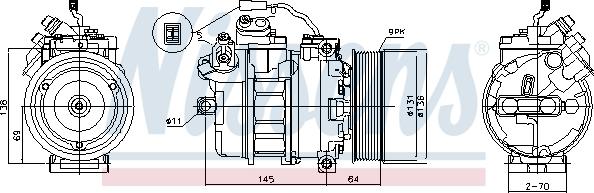 Ava Quality Cooling MEAK357 - Kompresors, Gaisa kond. sistēma autodraugiem.lv