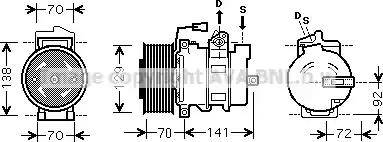Ava Quality Cooling MEK250 - Kompresors, Gaisa kond. sistēma autodraugiem.lv