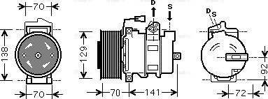 Ava Quality Cooling MEAK250 - Kompresors, Gaisa kond. sistēma autodraugiem.lv