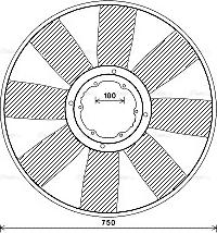 Ava Quality Cooling MEB274 - Ventilators, Motora dzesēšanas sistēma autodraugiem.lv