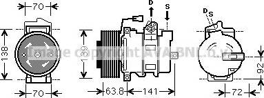 Ava Quality Cooling MEK239 - Kompresors, Gaisa kond. sistēma autodraugiem.lv
