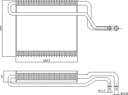 Ava Quality Cooling MEV358 - Iztvaikotājs, Gaisa kondicionēšanas sistēma autodraugiem.lv