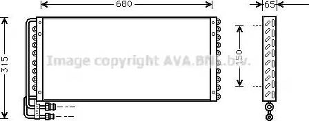 Ava Quality Cooling MN 5012 - Kondensators, Gaisa kond. sistēma autodraugiem.lv