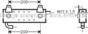 Ava Quality Cooling MN 3039 - Eļļas radiators, Motoreļļa autodraugiem.lv