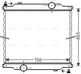 Ava Quality Cooling MN2054N - Radiators, Motora dzesēšanas sistēma autodraugiem.lv