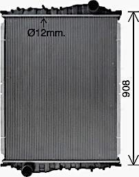 Ava Quality Cooling MN2107 - Radiators, Motora dzesēšanas sistēma autodraugiem.lv