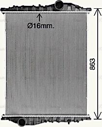 Ava Quality Cooling MN2110N - Radiators, Motora dzesēšanas sistēma autodraugiem.lv