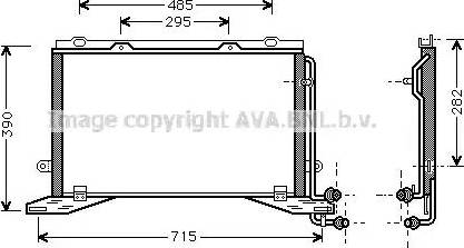 Ava Quality Cooling MS 5268 - Kondensators, Gaisa kond. sistēma autodraugiem.lv