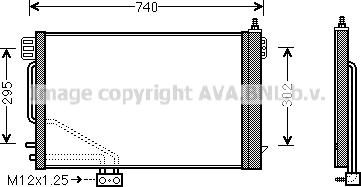 Ava Quality Cooling MS5200D - Kondensators, Gaisa kond. sistēma autodraugiem.lv