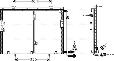 Ava Quality Cooling MS 5207 - Kondensators, Gaisa kond. sistēma autodraugiem.lv