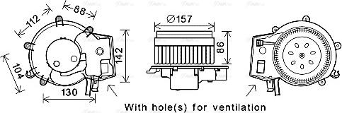 Ava Quality Cooling MS8643 - Salona ventilators autodraugiem.lv