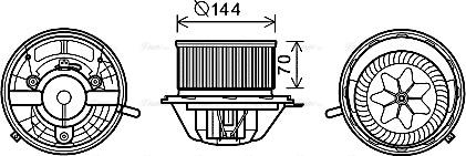 Ava Quality Cooling MS8607 - Salona ventilators autodraugiem.lv