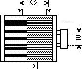 Ava Quality Cooling MS 3536 - Eļļas radiators, Motoreļļa autodraugiem.lv