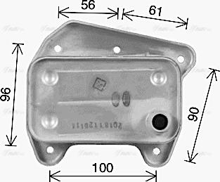 Ava Quality Cooling MS3733 - Eļļas radiators, Motoreļļa autodraugiem.lv