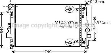 Ava Quality Cooling MS 2460 - Radiators, Motora dzesēšanas sistēma autodraugiem.lv