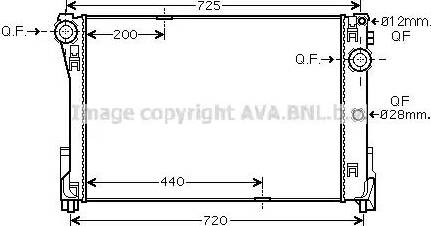 Ava Quality Cooling MS2591 - Radiators, Motora dzesēšanas sistēma autodraugiem.lv