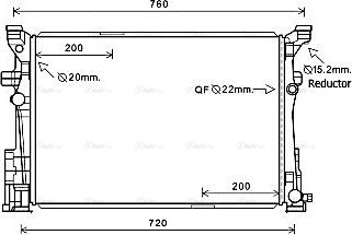 Ava Quality Cooling MS2654 - Radiators, Motora dzesēšanas sistēma autodraugiem.lv