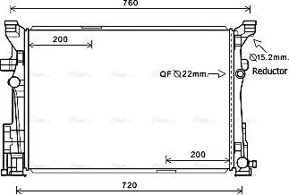 Ava Quality Cooling MS2652 - Radiators, Motora dzesēšanas sistēma autodraugiem.lv