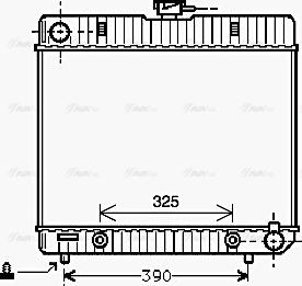 Ava Quality Cooling MS 2043 - Radiators, Motora dzesēšanas sistēma autodraugiem.lv