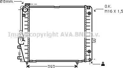 Ava Quality Cooling MS 2086 - Radiators, Motora dzesēšanas sistēma autodraugiem.lv