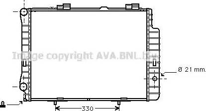 Ava Quality Cooling MS 2192 - Radiators, Motora dzesēšanas sistēma autodraugiem.lv