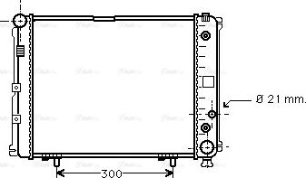 Ava Quality Cooling MS 2162 - Radiators, Motora dzesēšanas sistēma autodraugiem.lv