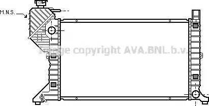 Ava Quality Cooling MS 2183 - Radiators, Motora dzesēšanas sistēma autodraugiem.lv