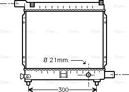 Ava Quality Cooling MS 2179 - Radiators, Motora dzesēšanas sistēma autodraugiem.lv