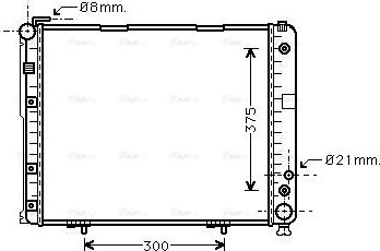 Ava Quality Cooling MS 2178 - Radiators, Motora dzesēšanas sistēma autodraugiem.lv